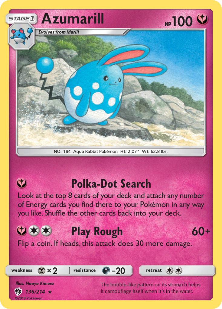 Lost Thunder Azumarill #136/214